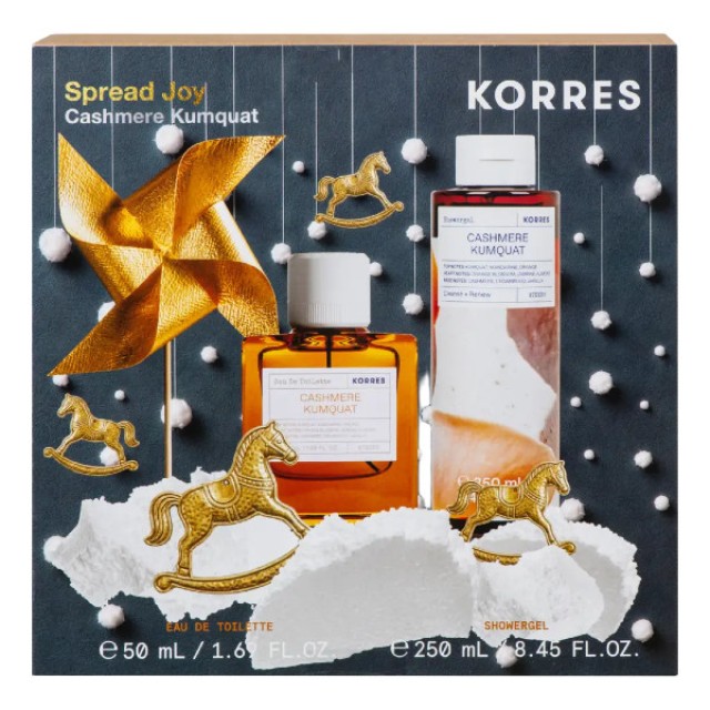 Korres Cashmere Kumquat Eau de Toilette 50ml & Shower Gel 250ml