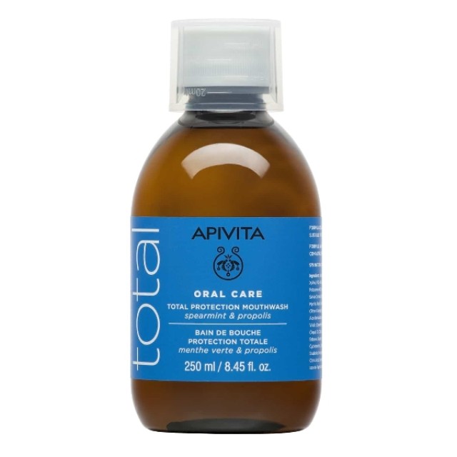 Apivita Oral Care Oral Solution Total With Myrrh & Propolis 250ml