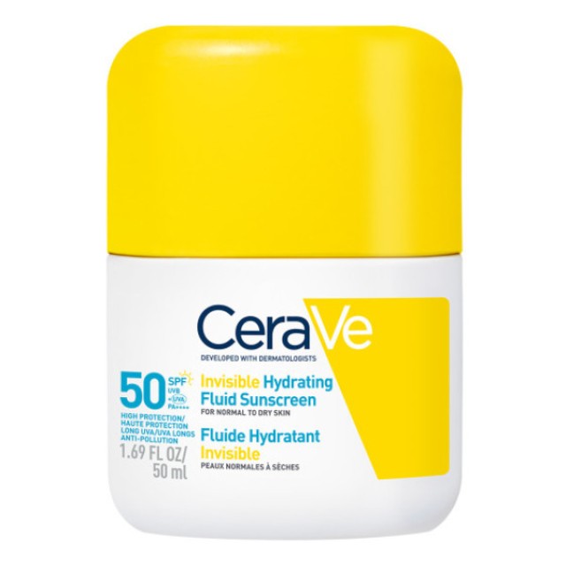 CeraVe Invisible Hydrating Fluid Sunscreen SPF50 50ml