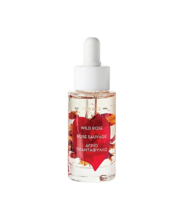 KORRES Wild Rose Face Oil with 5% Super Vitamin C for Shine & Deep Hydration 30ml