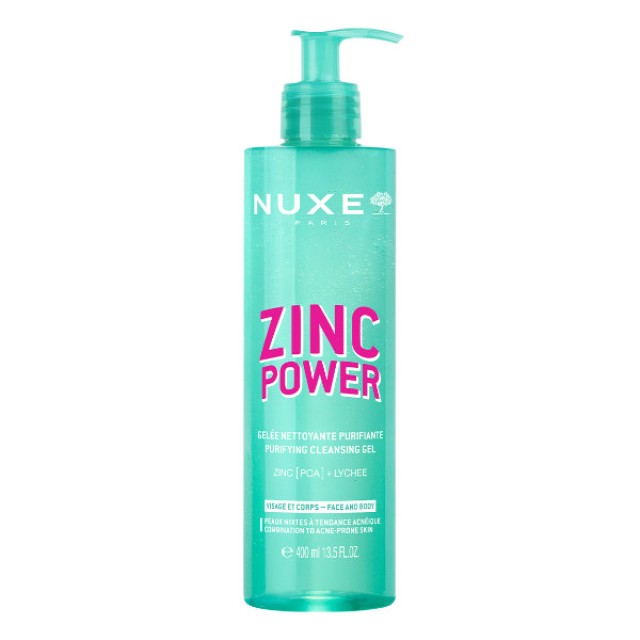 Nuxe Zinc Power Purifying Cleansing Gel 400ml