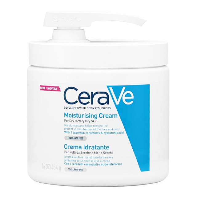 CeraVe Moisturising Cream με Αντλία 454g