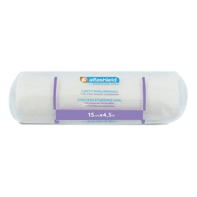 Alfashield Alfa Elastic Ideal Bandage 15cmx4.5m 1 τεμάχια