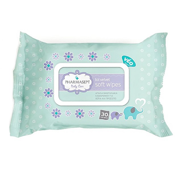 Pharmasept Baby Care Soft Wipes 30 τεμάχια