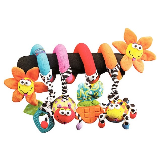 Playgro Amazing Garden Twirly Whirly Κουδουνίστρα 0m+ 1 τεμάχιο