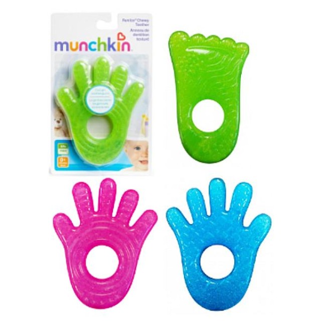 Munchkin Fun Ice Chewy Teether Toy Διάφορα Χρώματα 0m+ 1 τεμάχιο