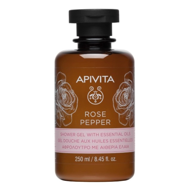 Apivita Rose Pepper Bubble Bath With Essential Oils 250ml