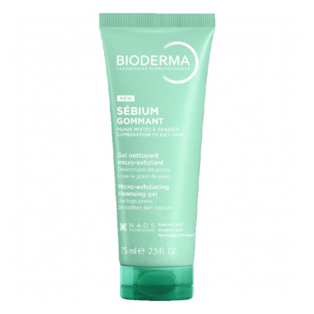 Bioderma Sebium Micro-Exfoliating Cleansing Gel 75ml