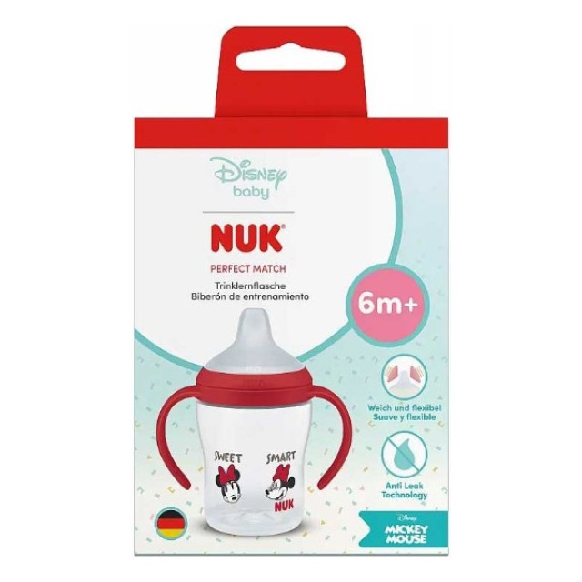 Nuk Perfect Match Learner Bottle 6m+ Minnie 150ml