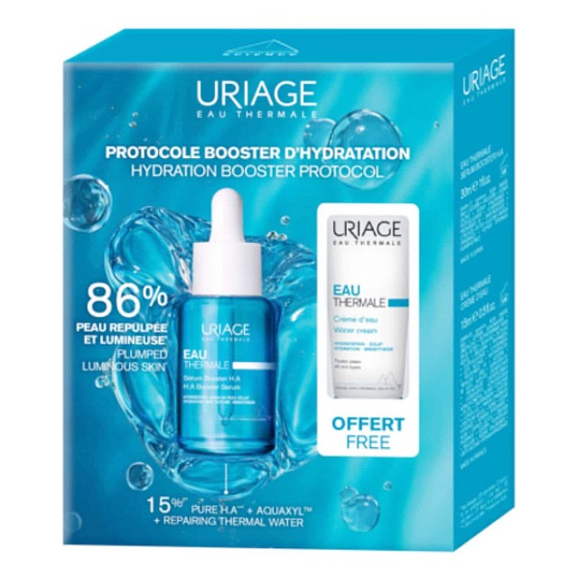 Uriage Eau Thermale H.A. Booster Serum 30ml & Water Cream 15ml