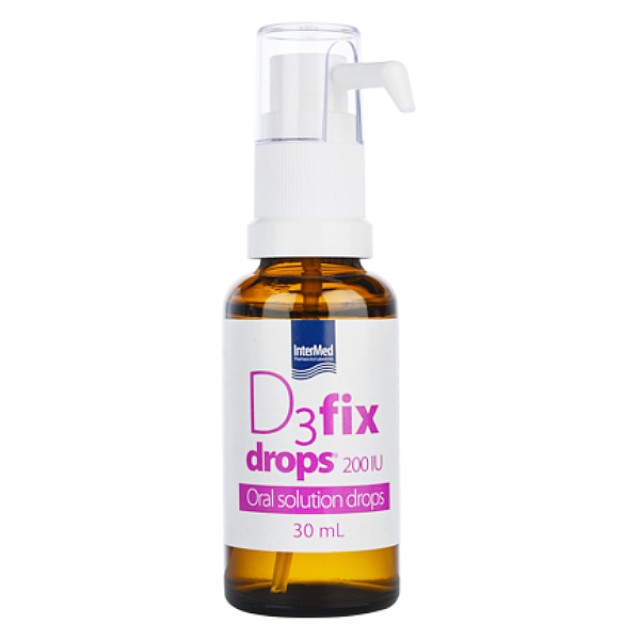 Intermed D3 Fix Drops 200iu with Pump 30ml