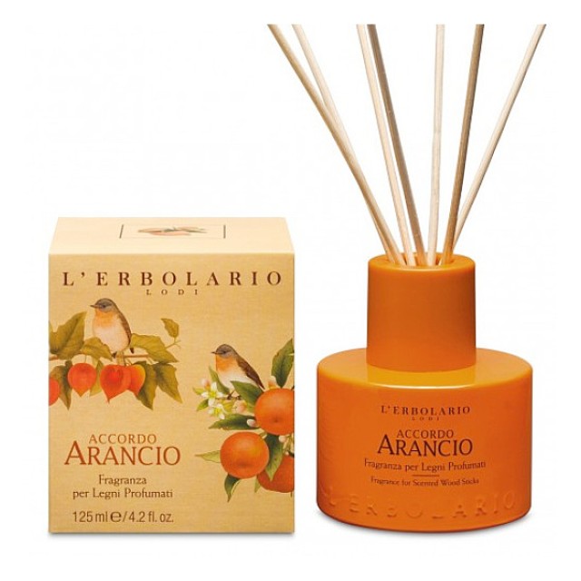 L'Erbolario Accordo Arancio Αρωματικό Χώρου με Ξύλινα Στικ 125ml