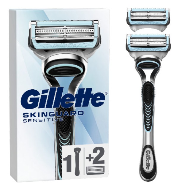 Gillette SkinGuard Sensitive & 2 ανταλλακτικές κεφαλές