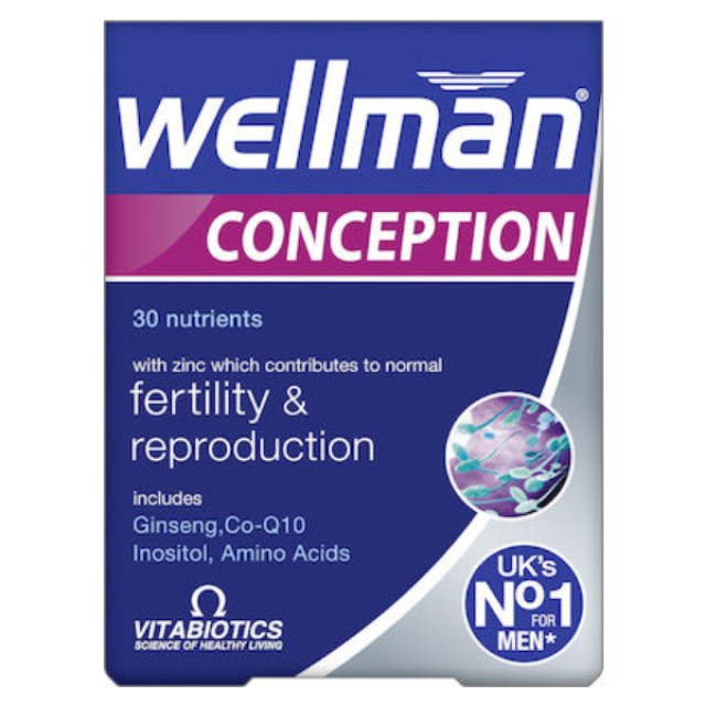 Vitabiotics Wellman Conception 30 ταμπλέτες