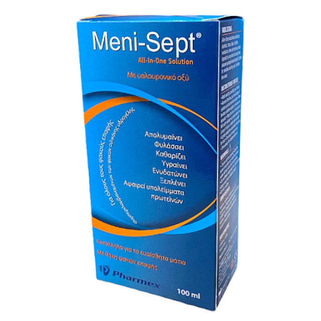 Meni-Sept Διάλυμα Καθαρισμού Φακών Επαφής 100ml