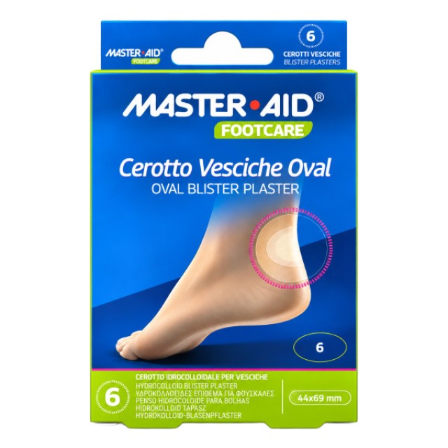 Master Aid Footcare Oval Blister Plaster 6 τεμάχια