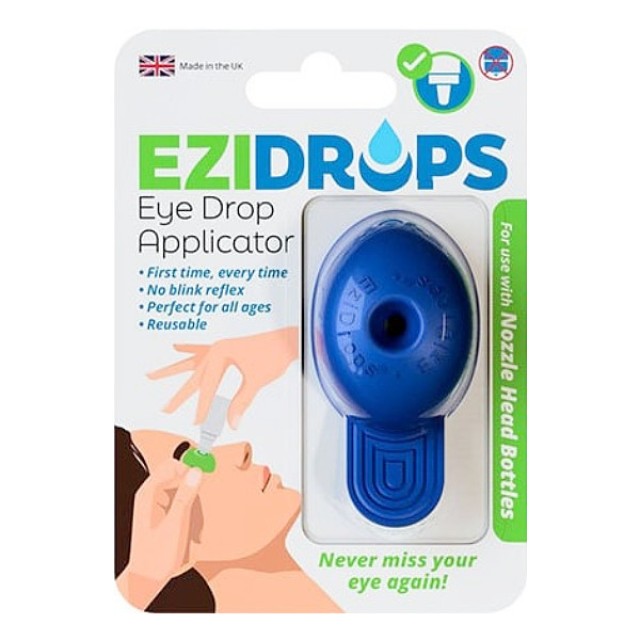 Ezidrops Eye Drop Applicator for Nozzle Head Bottles 1 τεμάχιο