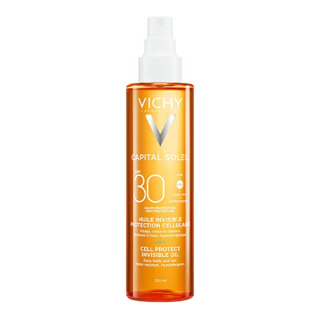 Vichy Capital Soleil Cell Protect Invisible Oil SPF30 200ml