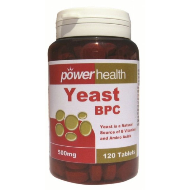 POWER HEALTH  YEAST 500MG 120TAB