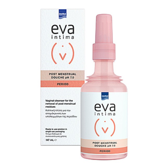 Intermed Eva Intima Post Menstrual Douche pH 7.0 Vaginal Cleanser 147ml