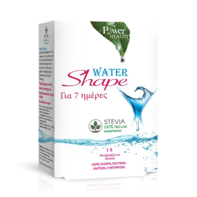 Power Health Water Shape με Stevia για 7 Ημέρες 14 αναβράζοντα δισκία