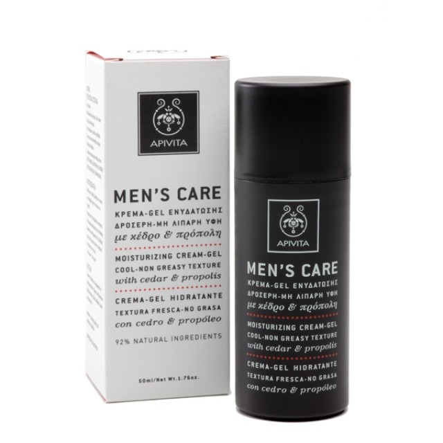 Apivita Men's Care Moisturizing Gel Cream 50ml