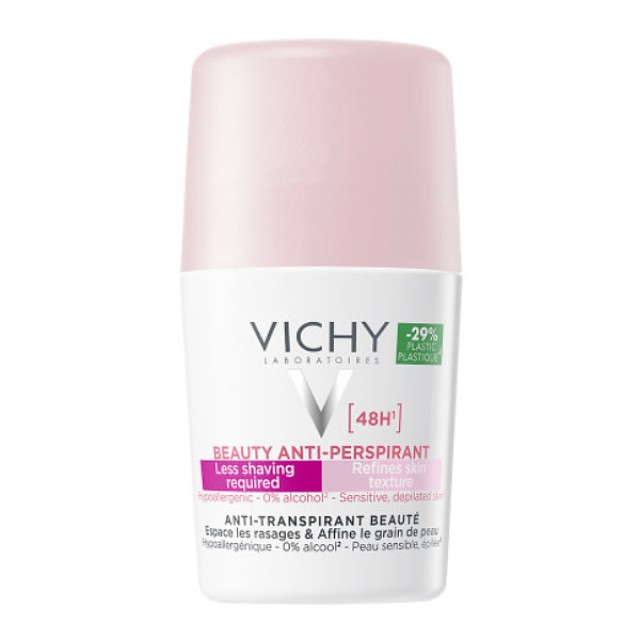 Vichy 48h Ideal Finish Deodorant Roll-Οn 50ml