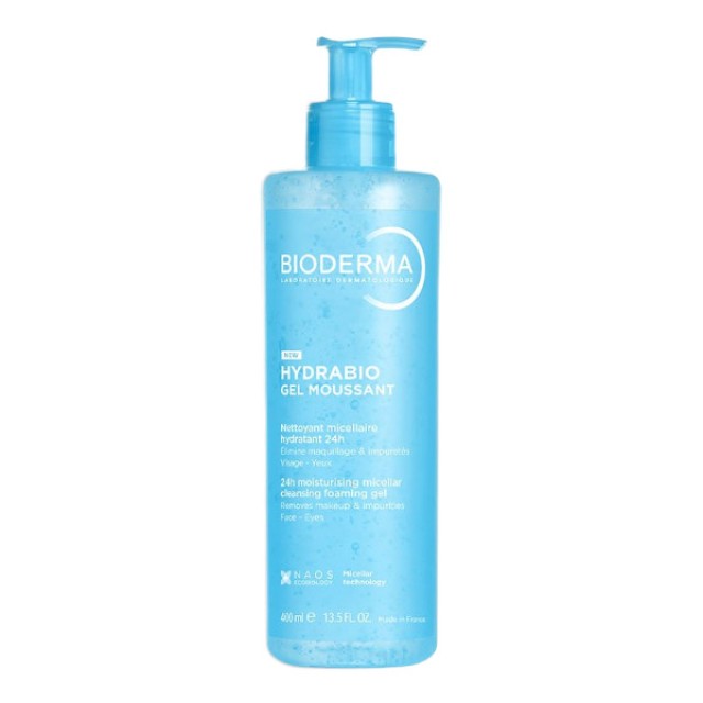 Bioderma Hydrabio 24h Moisturising Micellar Cleansing Foaming Gel 400ml