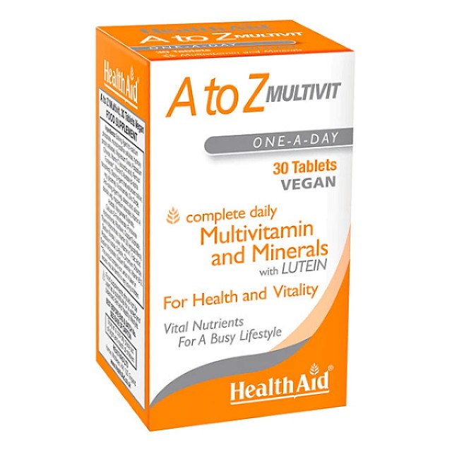 Health Aid A to Z MULTIVIT 30 κάψουλες