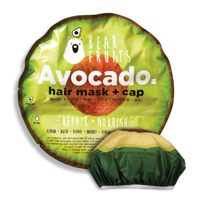 Bear Fruits Avocado Repair & Nourish Hair Mask & Cap Επανόρθωσης & Περιποίησης 20 ml