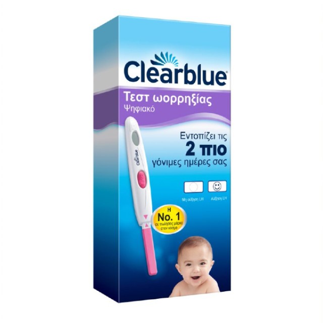 Clearblue Digital Ovulation Test 1 Digital Receptacle and 10 Tests