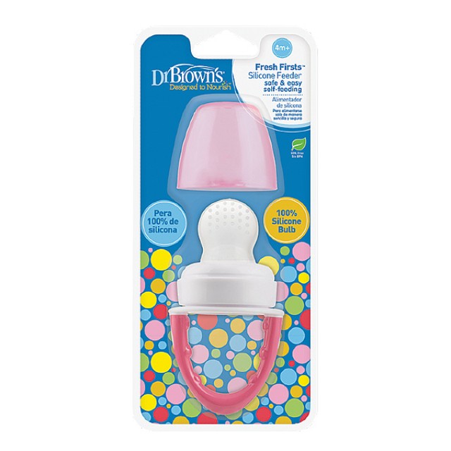 Dr. Brown's Silicone Feeder Pink 1 pc