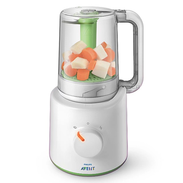 Philips Avent Healthy Baby Food Maker 2-in-1 Steamer and Blender SCF870/20