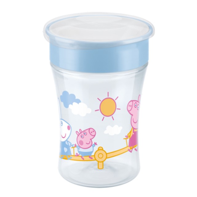 Nuk Magic Cup με Χείλος και Καπάκι Peppa Pig 8m+ 230ml