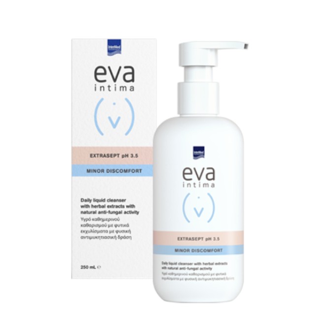 Intermed Eva Intima Extrasept pH 3.5 Minor Discomfort Liquid Cleanser 250ml