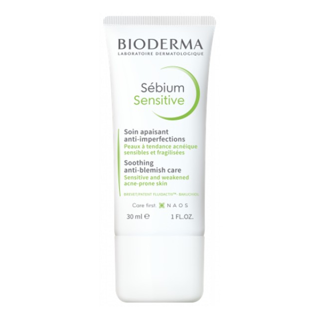 Bioderma Sebium Sensitive Cream Καταπραϋντική Ενυδατική Κρέμα 30ml