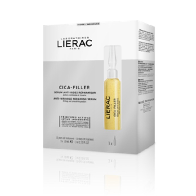 Lierac Cica-Filler Anti-Wrinkle Serum Επανόρθωσης 3x10ml