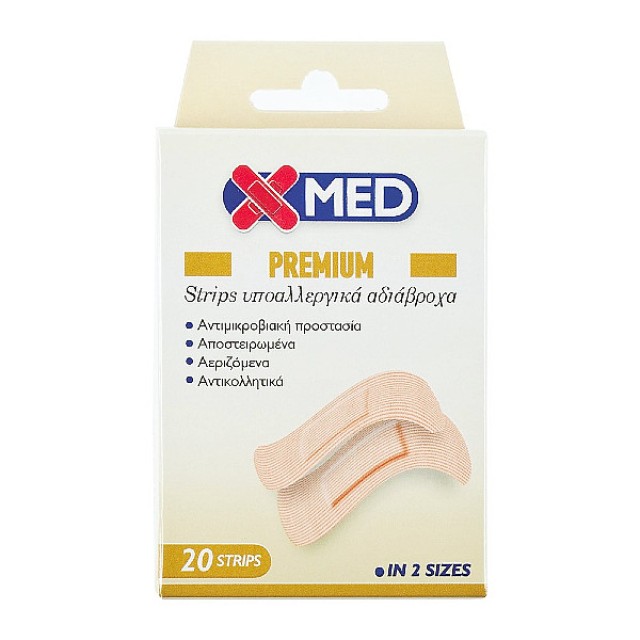 X-Med Premium Strips σε 2 Μεγέθη 20 τεμάχια