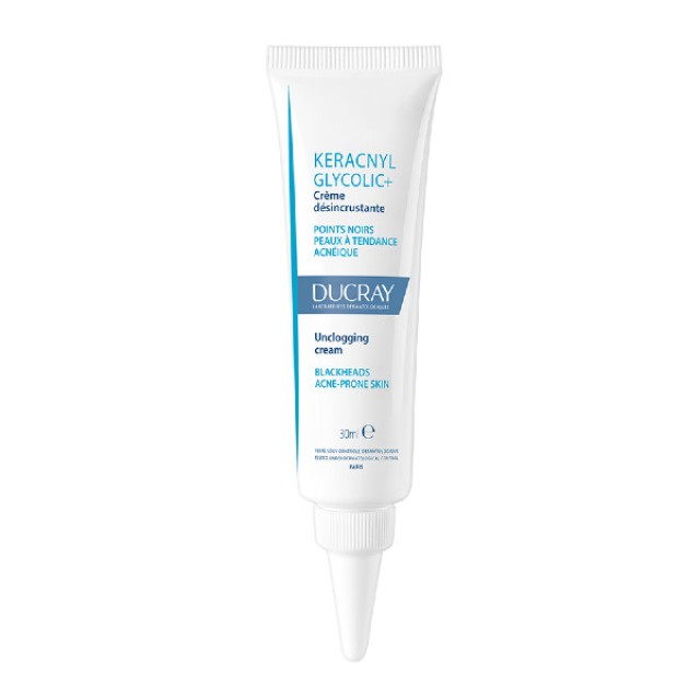 Ducray Keracnyl Glycolic+ Kρέμα Προσώπου για Δέρμα με τάση Ακμής 30ml