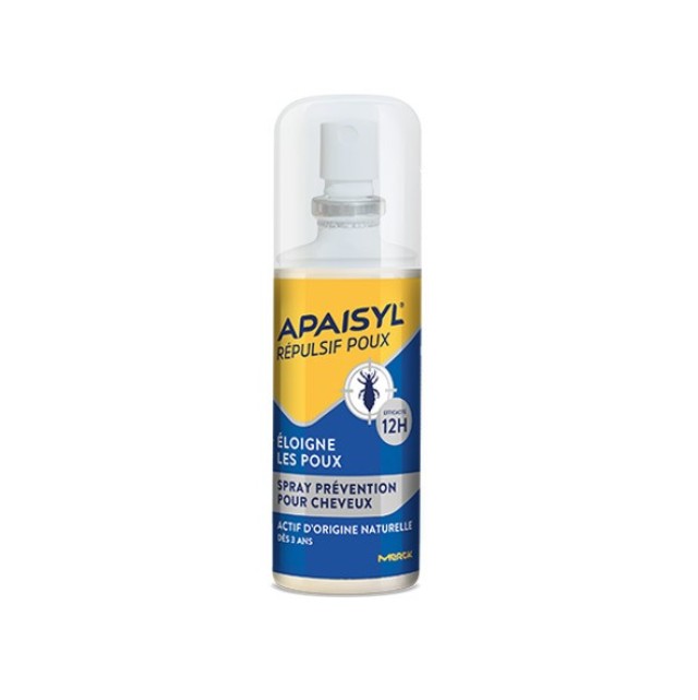 Merck Apaisyl Poux Prevention Απωθητικό Spray για τις Ψείρες 90ml