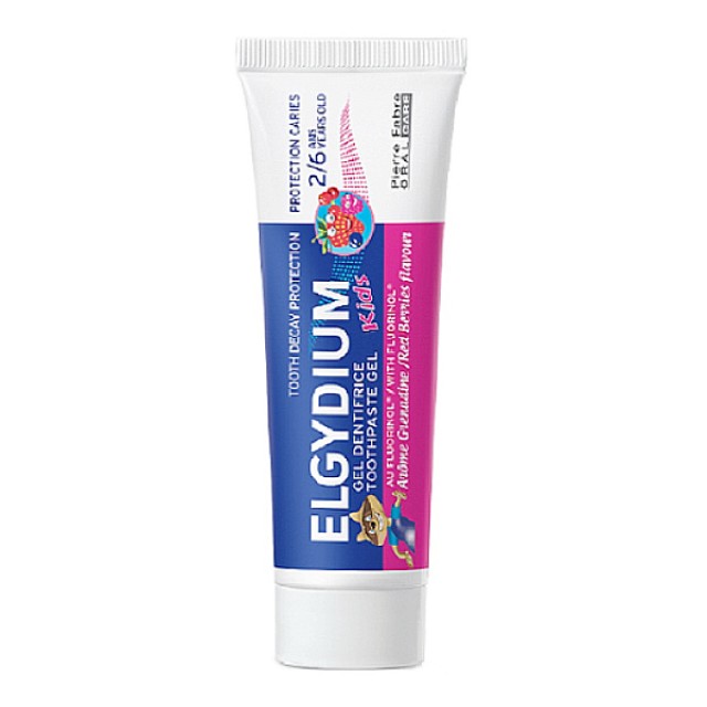 Elgydium Kids Toothpaste with Red Fruit flavor 50ml