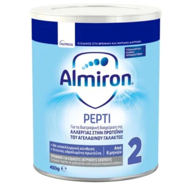 Nutricia Almiron Pepti 2 Γάλα σε Σκόνη 6m+ 450g