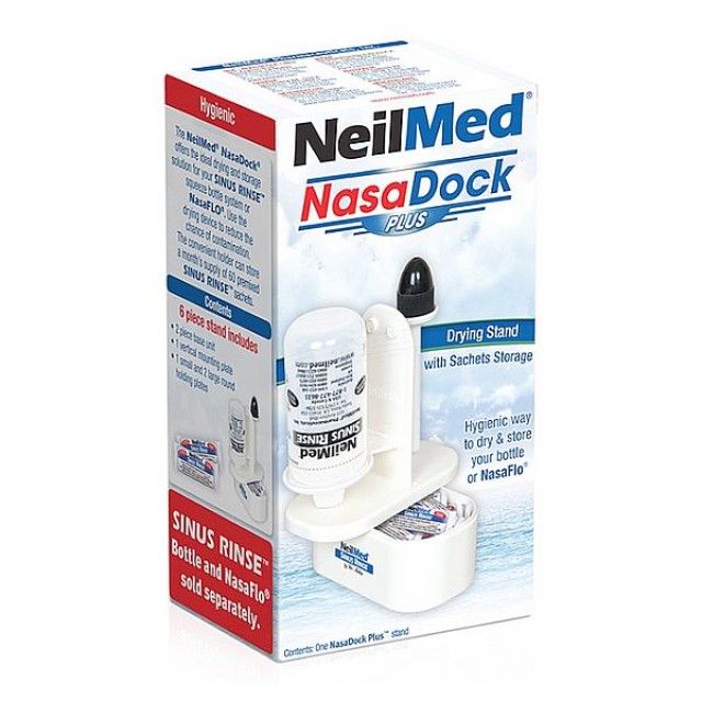NeilMed NasaDock Plus Βάση Υγιεινής Αποθήκευσης Συσκευής Ρινικών Πλύσεων