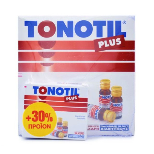 Tonotil Plus αμπούλες 10x10ml + 3 αμπούλες Δώρο
