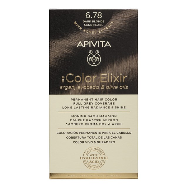 Apivita My Color Elixir 6.78 Dark Blonde Sand Pearl