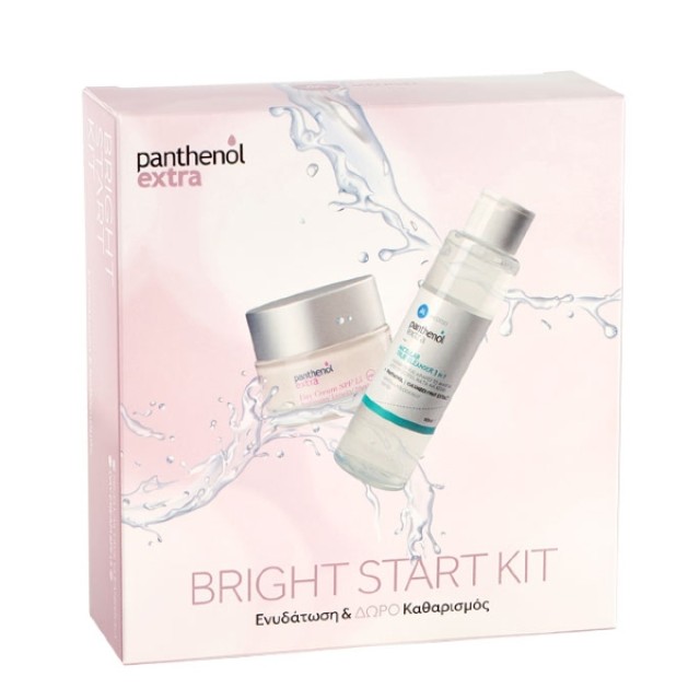 Panthenol Extra Bright Start Kit Day Cream SPF15 50ml & Micellar True Cleanser 3in1 100ml