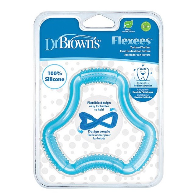Dr. Brown's Teething ring Blue 1 piece