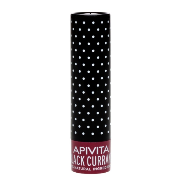 Apivita Lip Care Black Currant For Hydration And Burgundy Shade 4.4gr