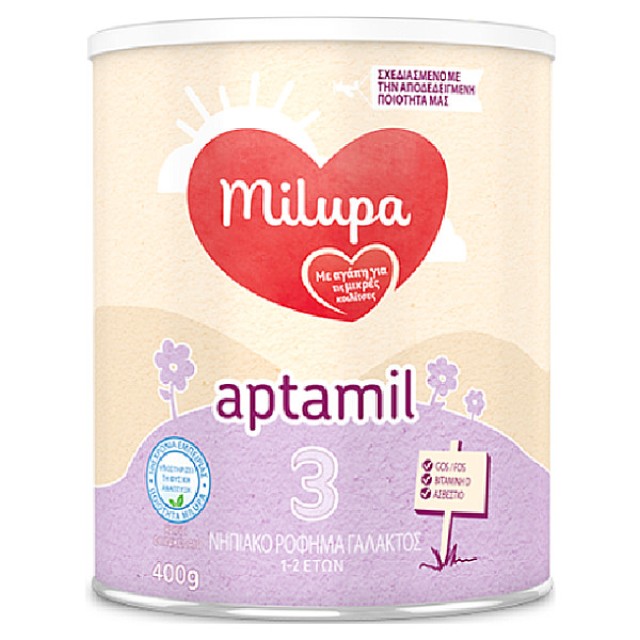 Milupa Aptamil 3 Γάλα σε Σκόνη 12-24m 400g