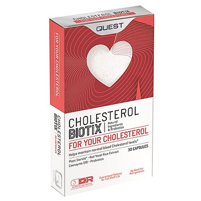 Quest Cholesterol Biotix 30 κάψουλες